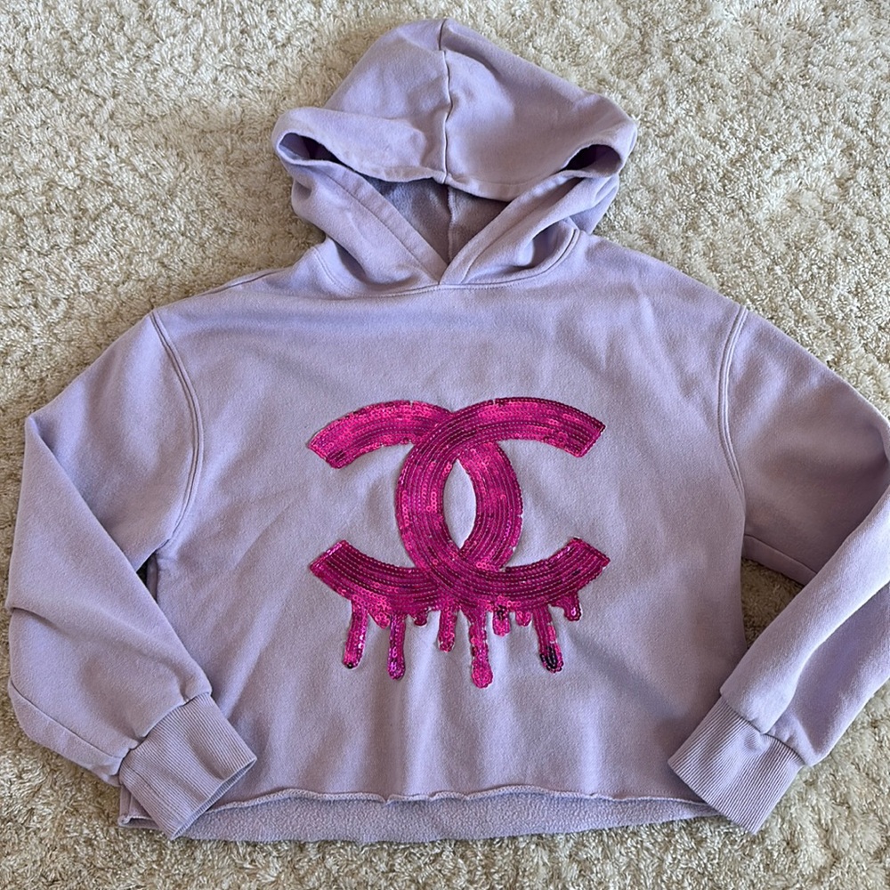Girls cropped hoodie